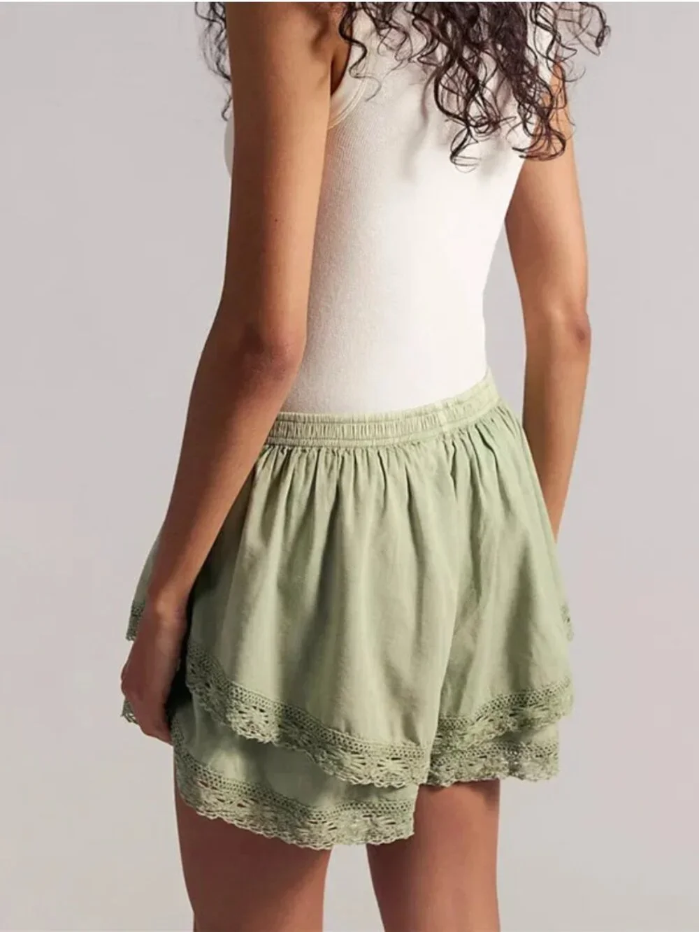 Free People Women's Full Harmony Shorts In Mystic Spring - Size Medium. NWT